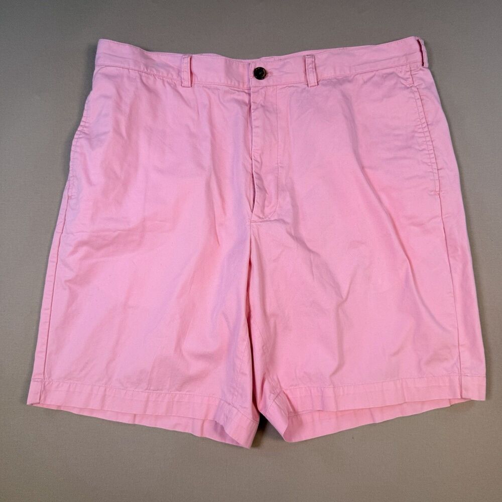 Brooks Brothers Bermuda Shorts Mens 38 Pink 9” Inseam Summer Classic Chino